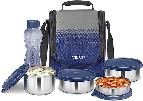 milton steel lunch box amazon|milton lunch bag without box.